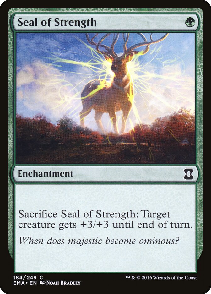 Seal of Strength card front