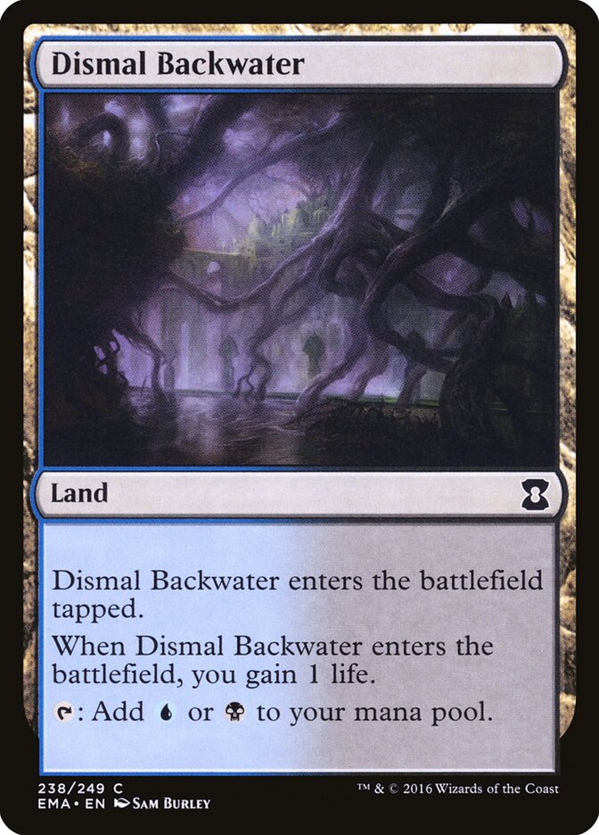 Dismal Backwater card front