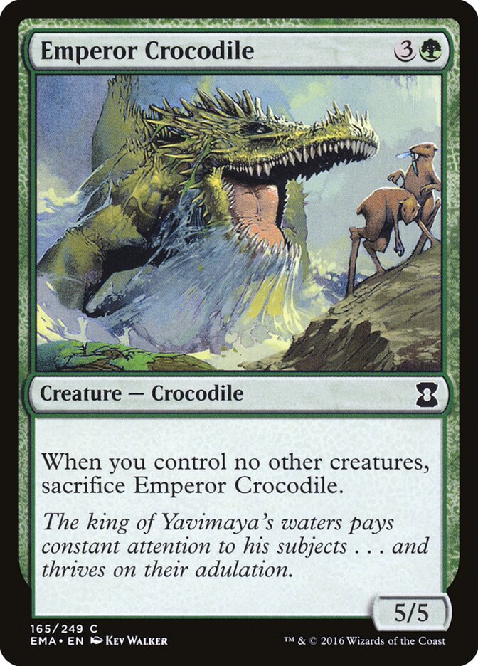Emperor Crocodile card front