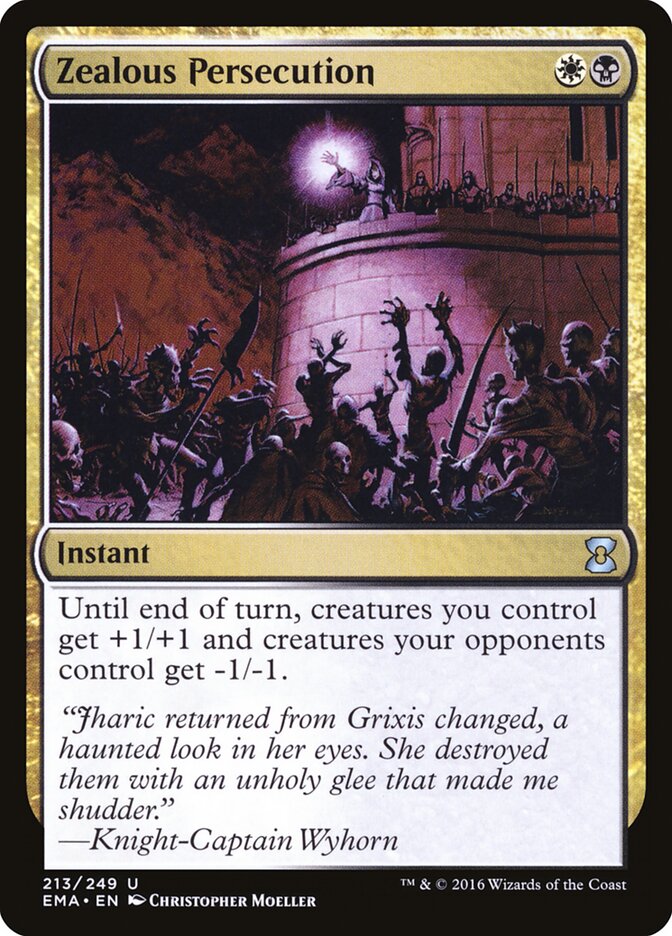 Zealous Persecution card front