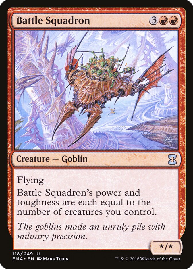 Battle Squadron card front