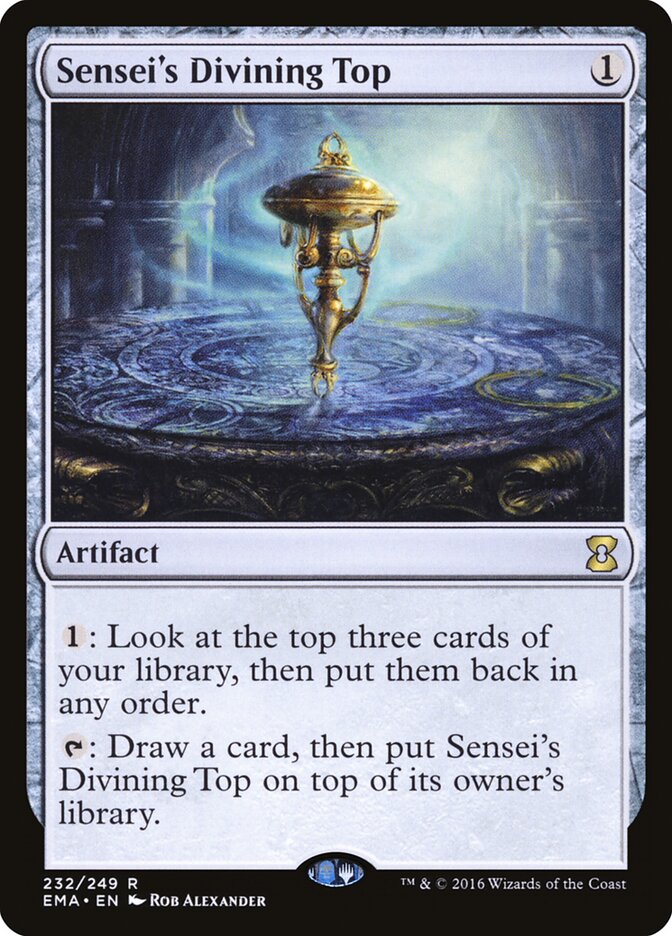 Sensei's Divining Top card front