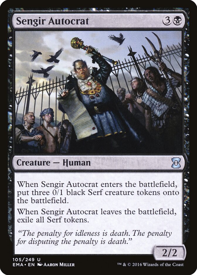 Sengir Autocrat card front