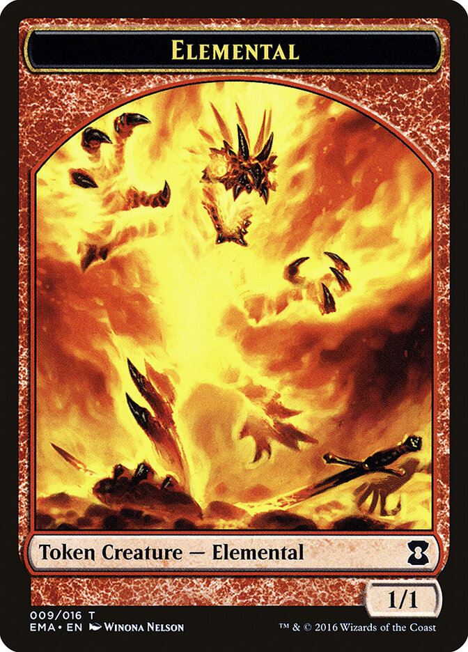 Elemental card front