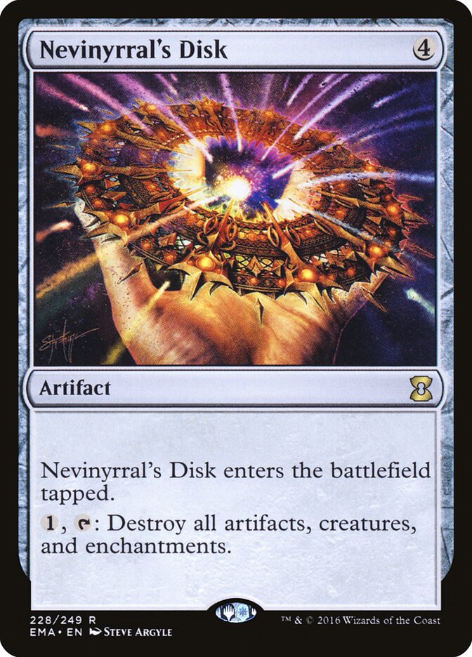 Nevinyrral's Disk card front