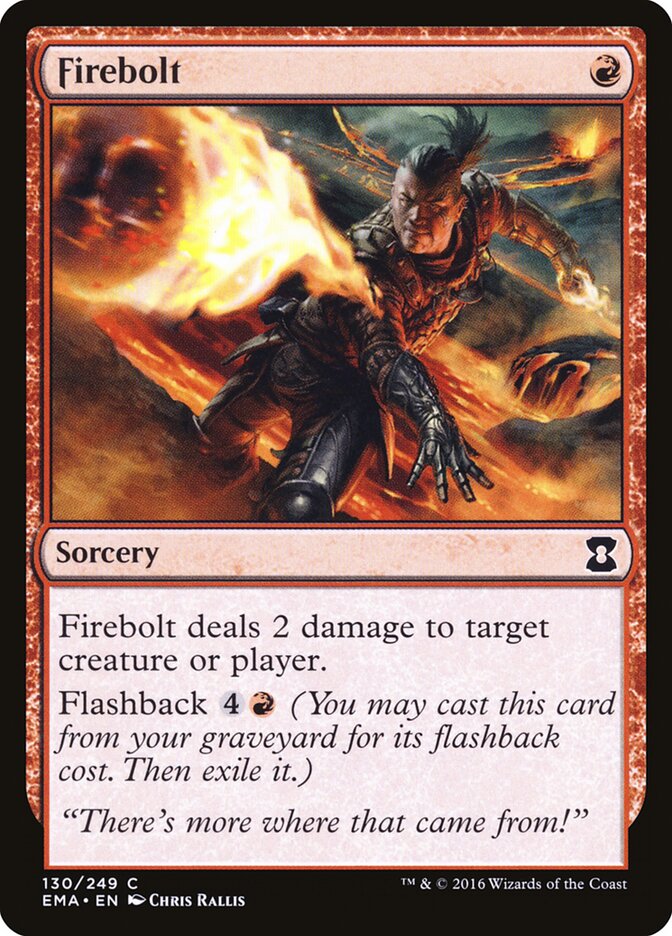 Firebolt card front