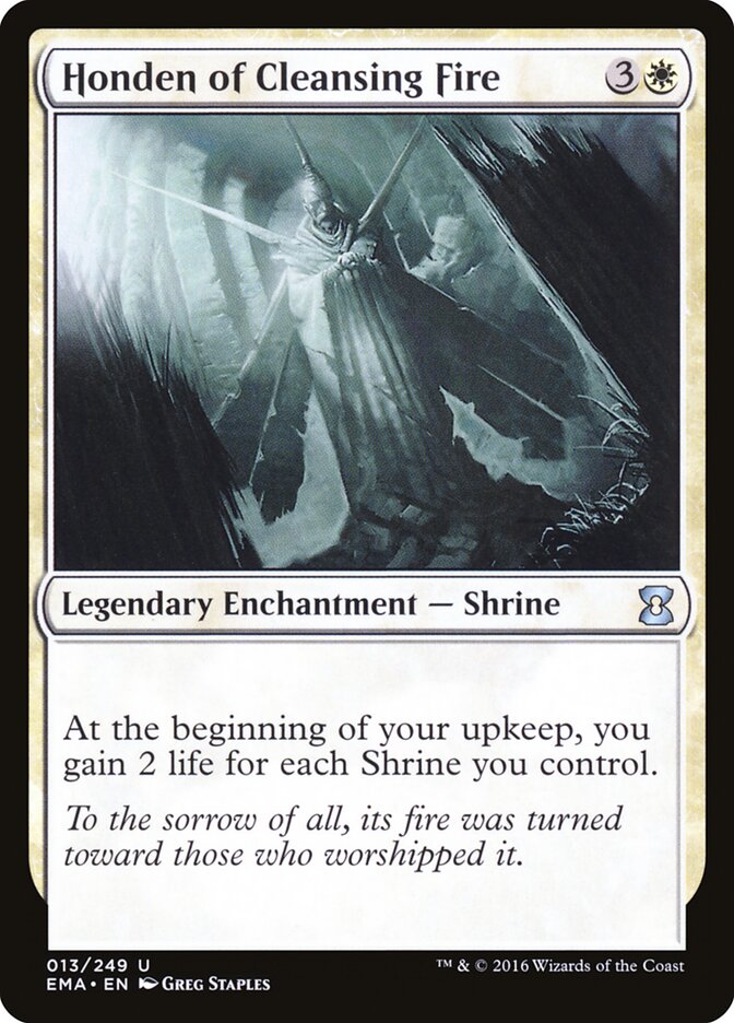 Honden of Cleansing Fire card front