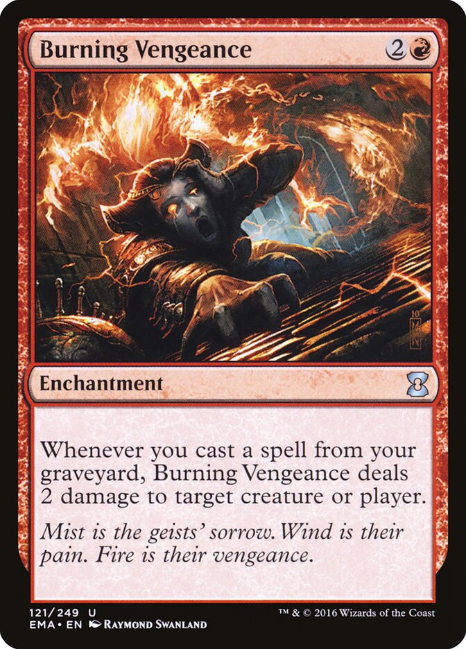 Burning Vengeance card front