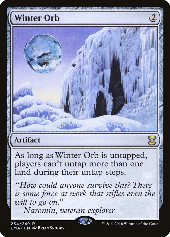 Winter Orb card front