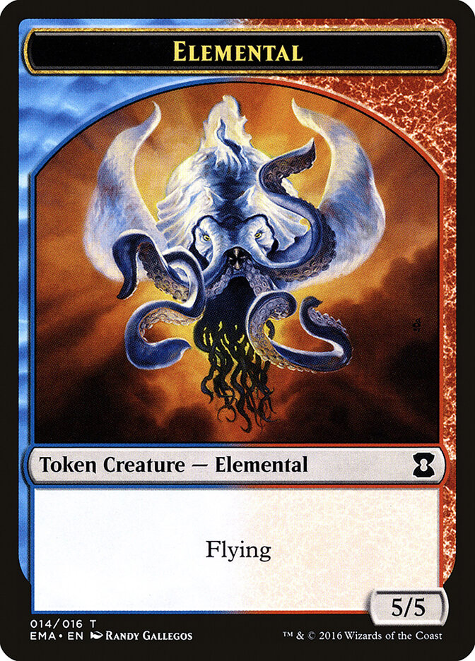 Elemental card front