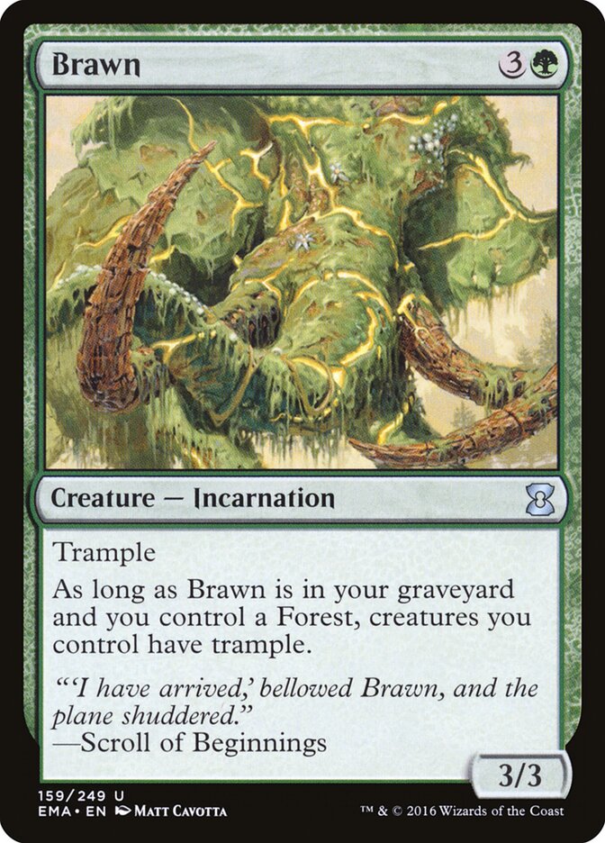 Brawn card front