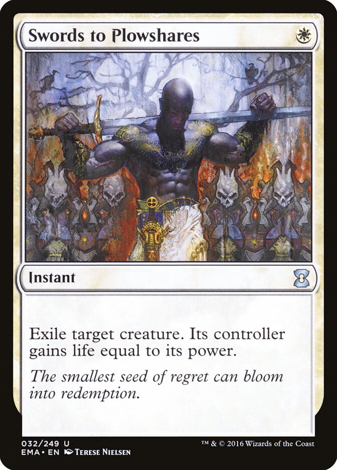 Swords to Plowshares card front