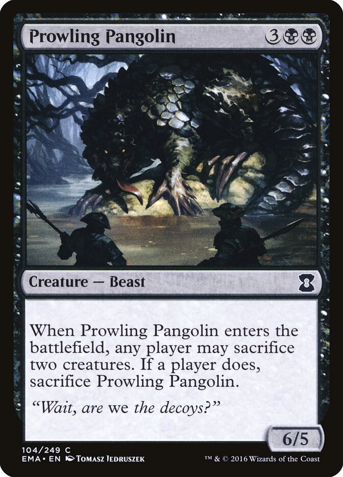 Prowling Pangolin card front