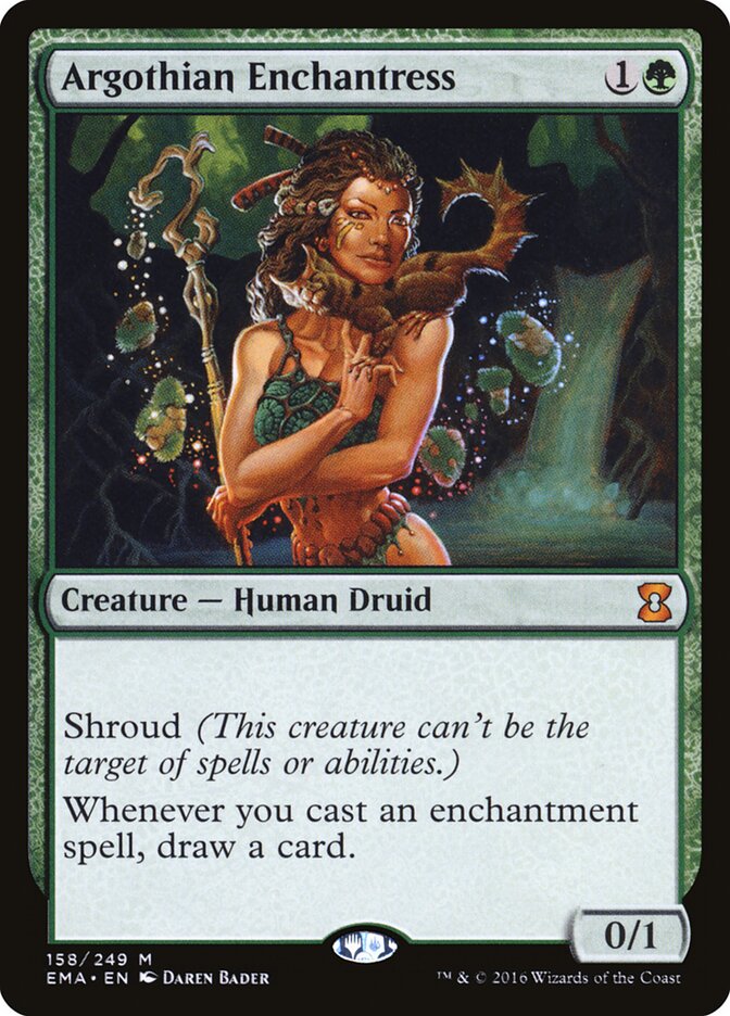 Argothian Enchantress card front