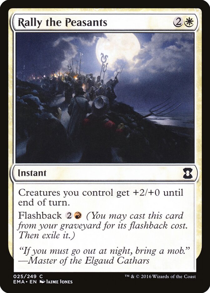 Rally the Peasants card front