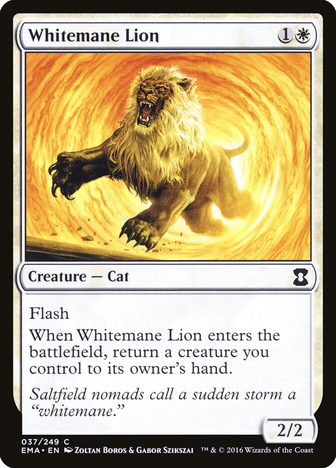 Whitemane Lion card front