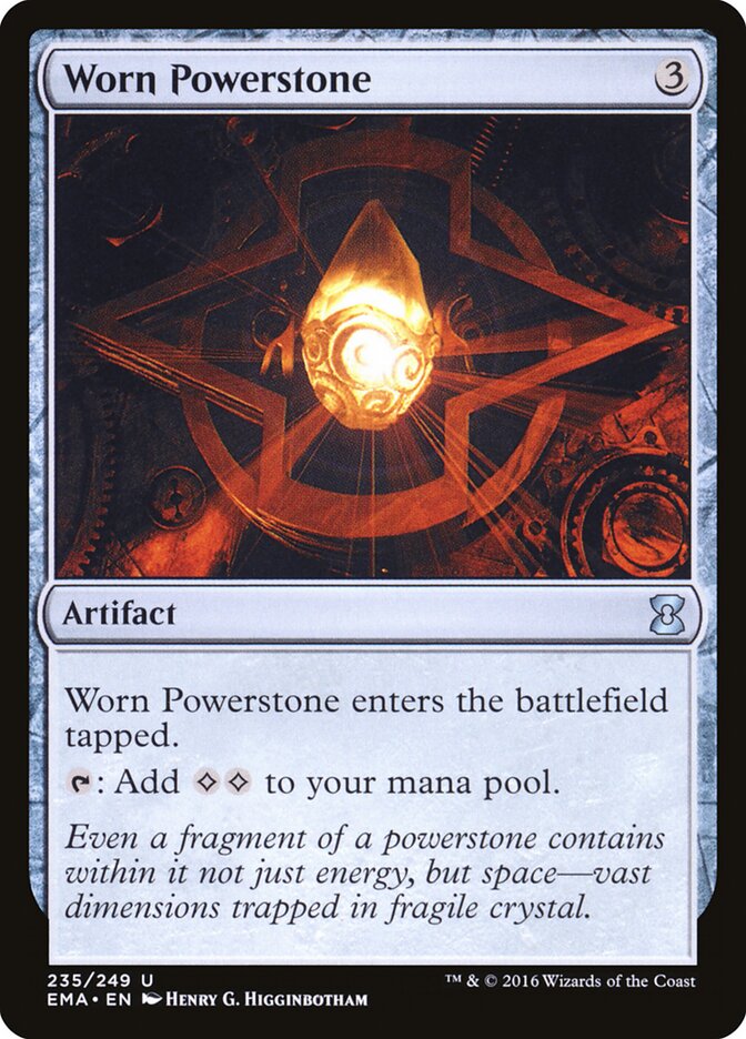 Worn Powerstone card front