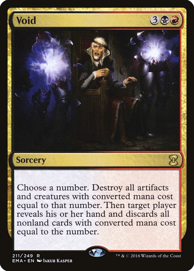 Void card front