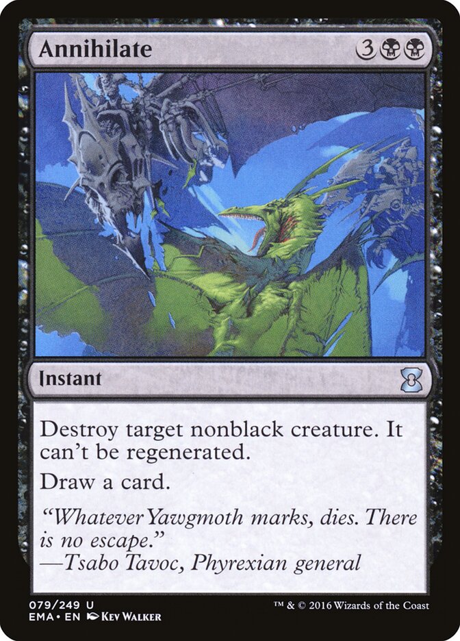 Annihilate card front