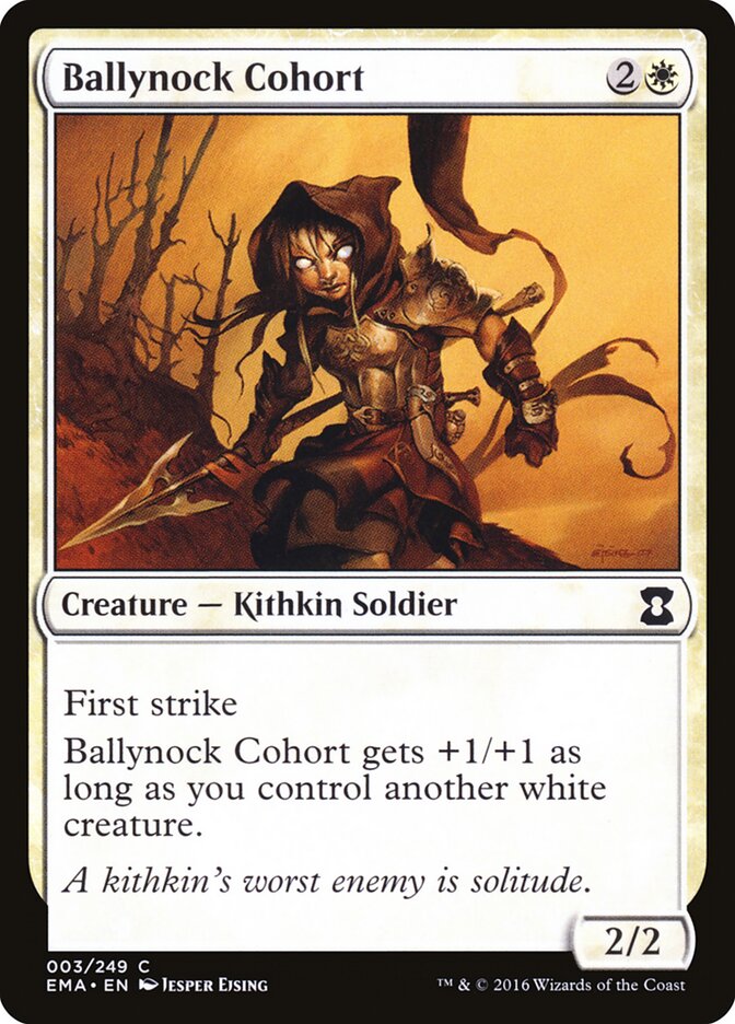 Ballynock Cohort card front