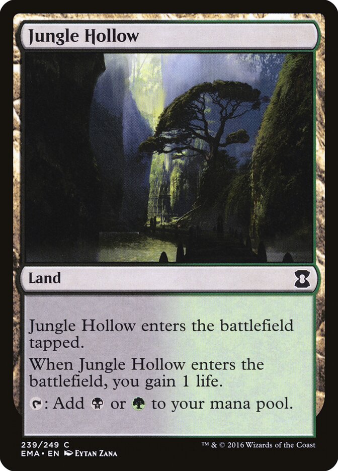 Jungle Hollow card front