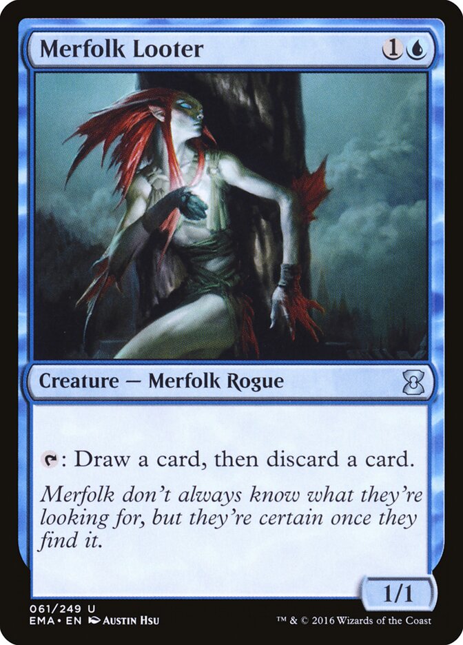 Merfolk Looter card front