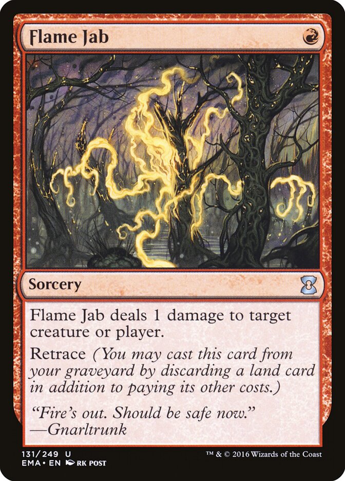 Flame Jab card front
