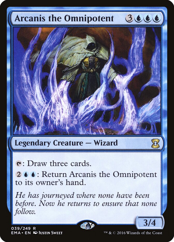 Arcanis the Omnipotent card front