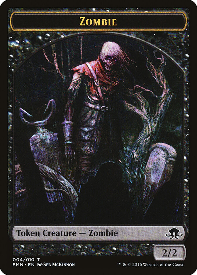 Zombie card front