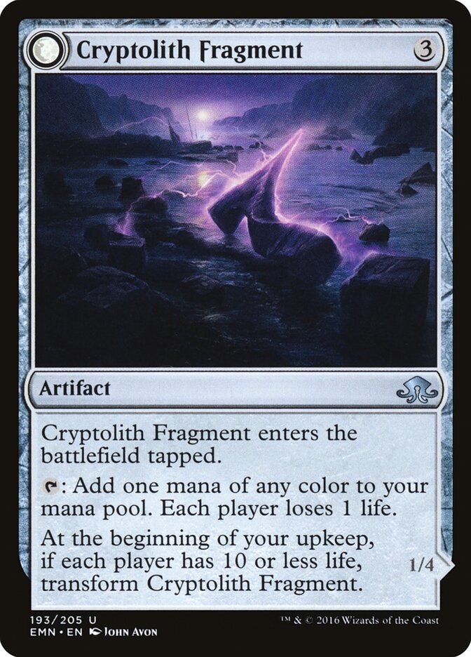 Cryptolith Fragment card front
