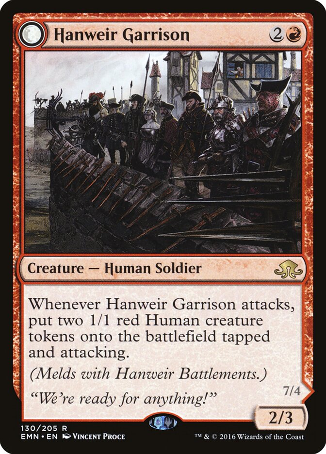 Hanweir Garrison card front