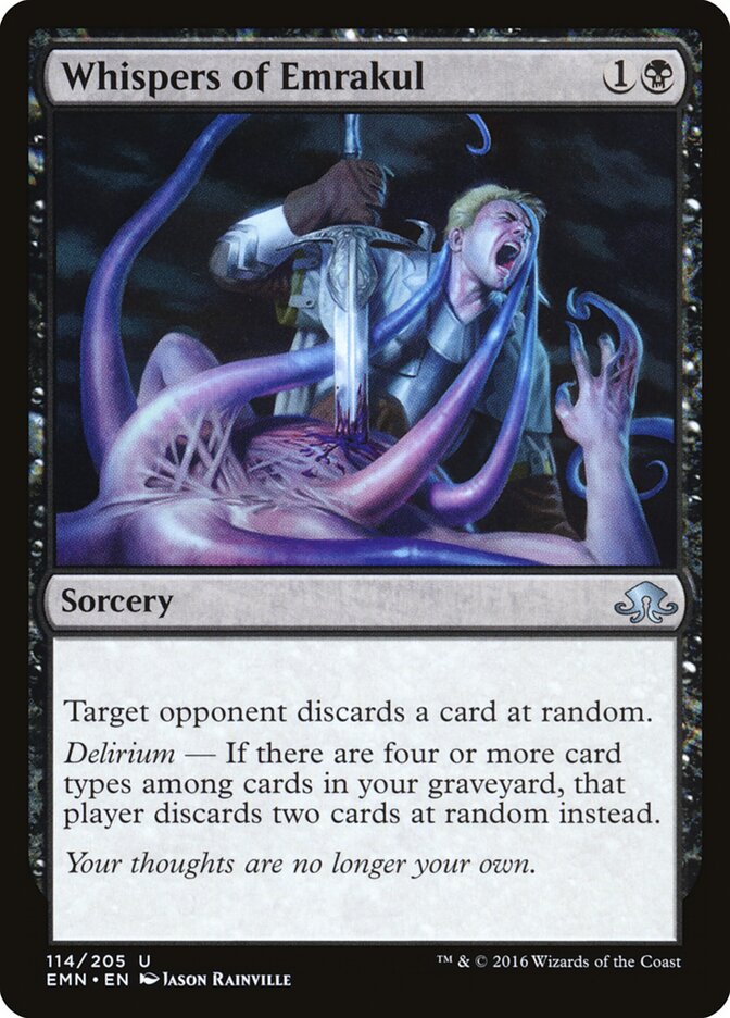 Whispers of Emrakul card front