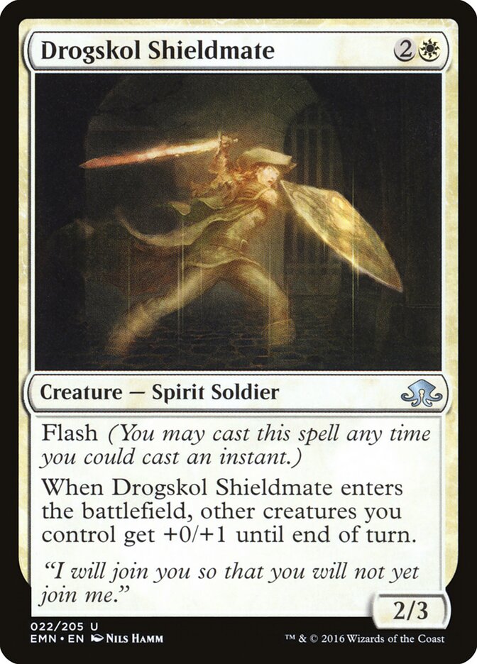 Drogskol Shieldmate card front