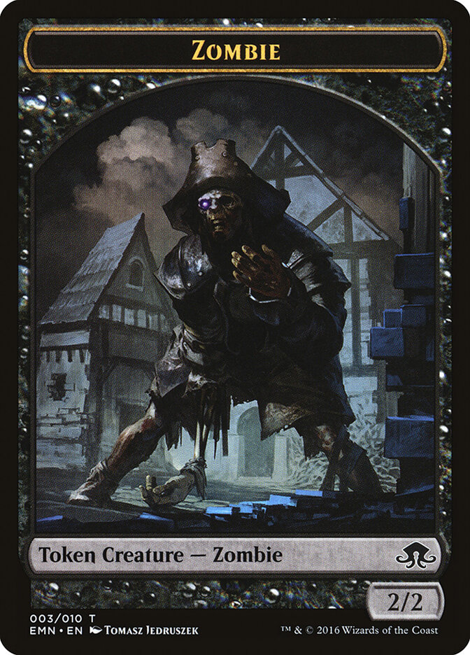 Zombie card front
