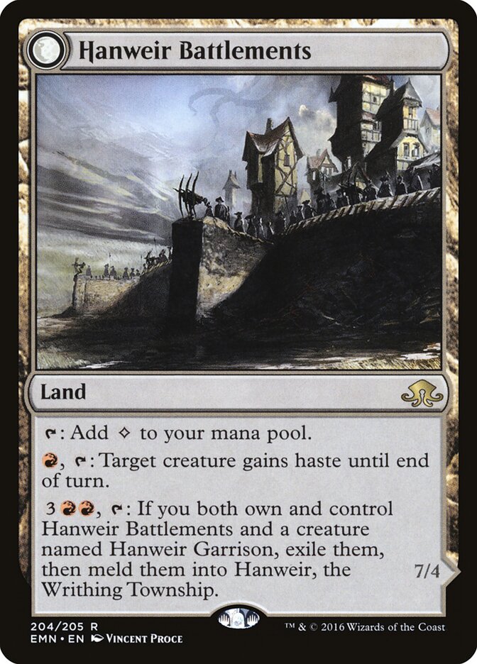 Hanweir Battlements card front