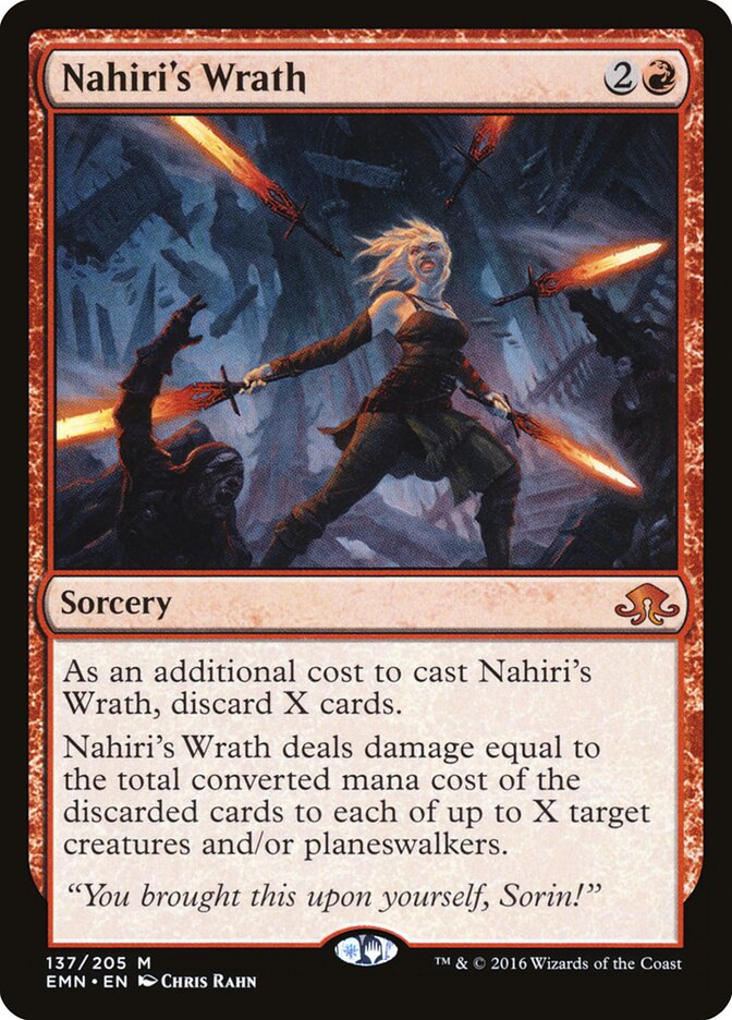 Nahiri's Wrath card front