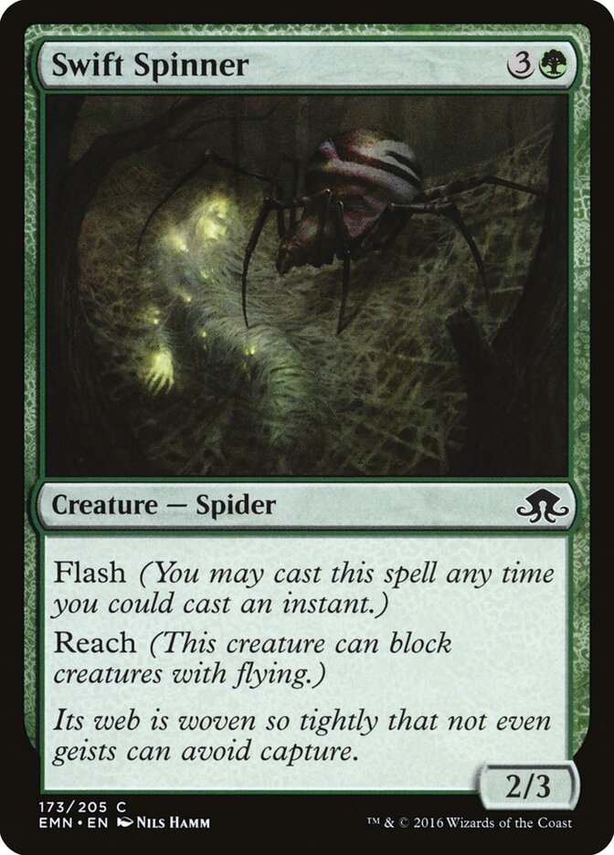 Swift Spinner card front