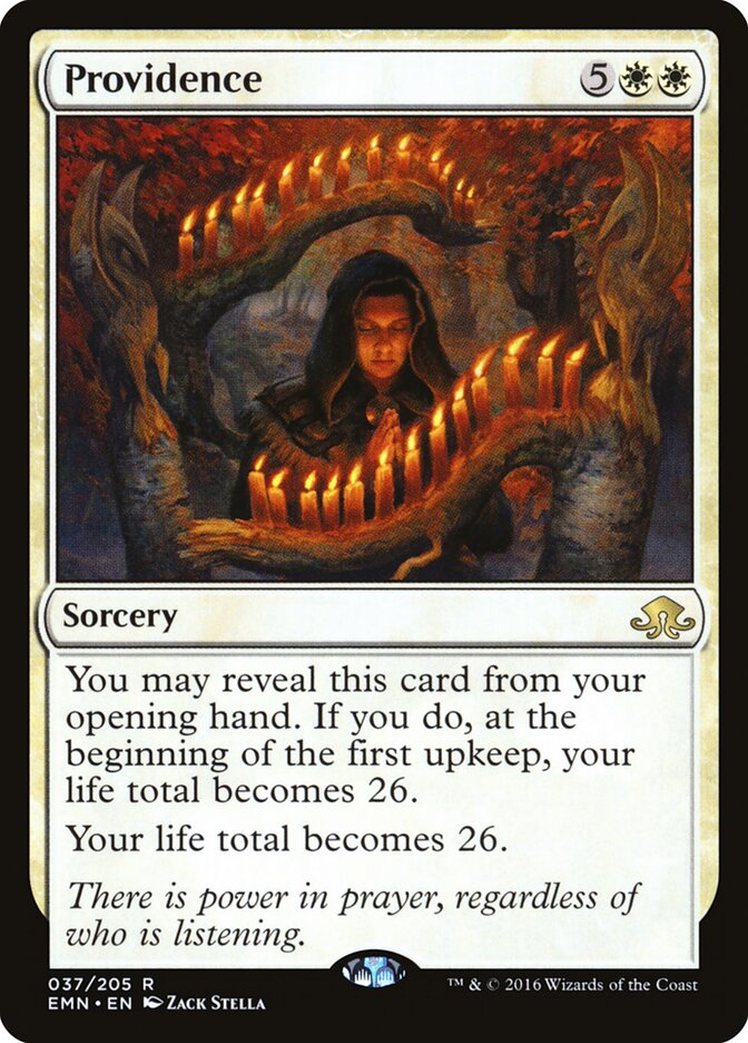 Providence card front