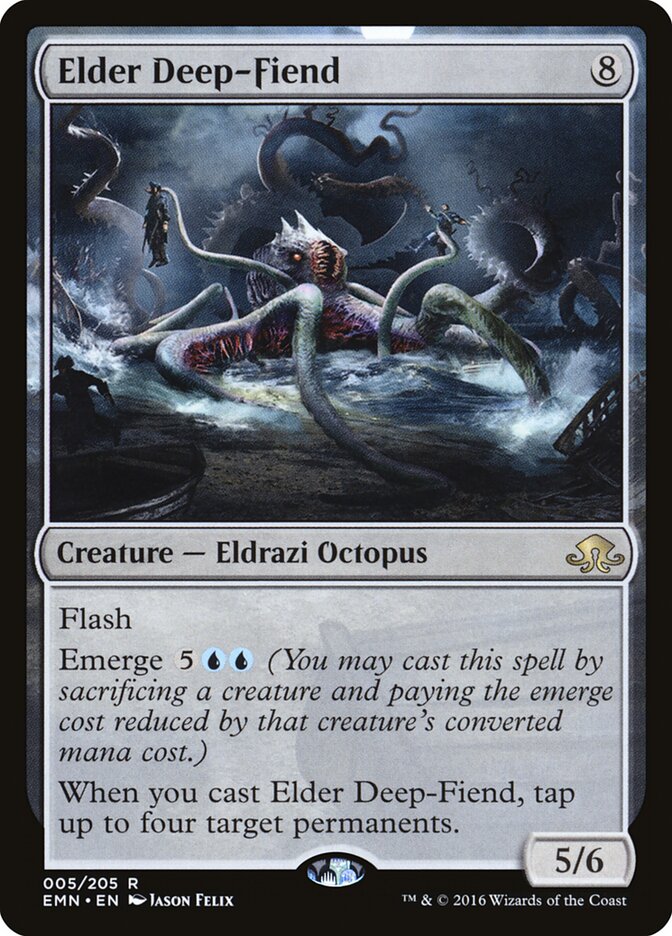 Elder Deep-Fiend card front