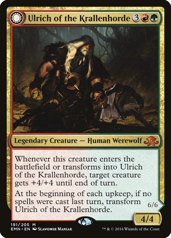 Ulrich of the Krallenhorde card front
