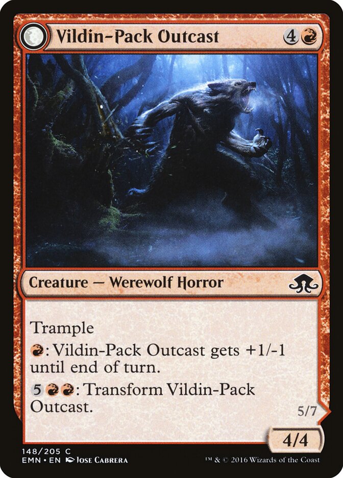 Vildin-Pack Outcast card front