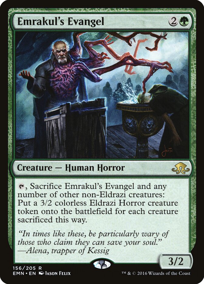 Emrakul's Evangel card front