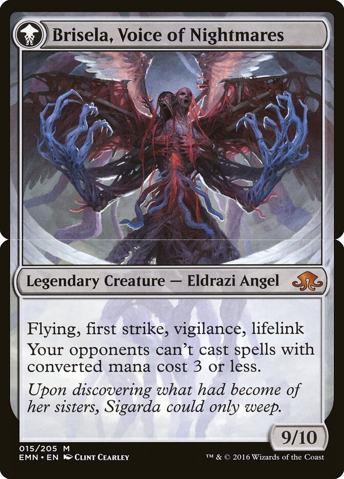 Brisela, Voice of Nightmares card front