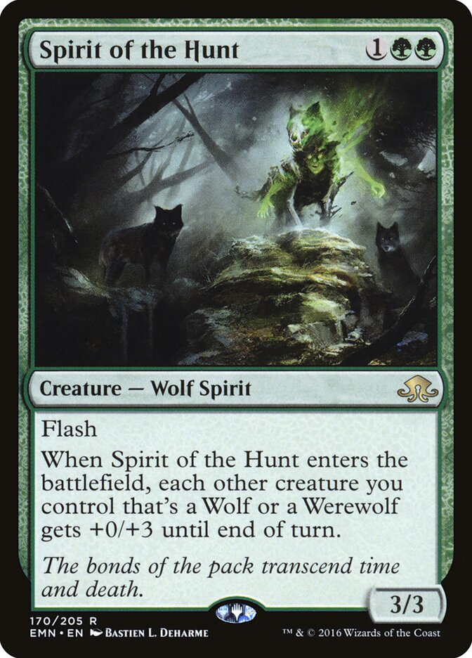 Spirit of the Hunt card front