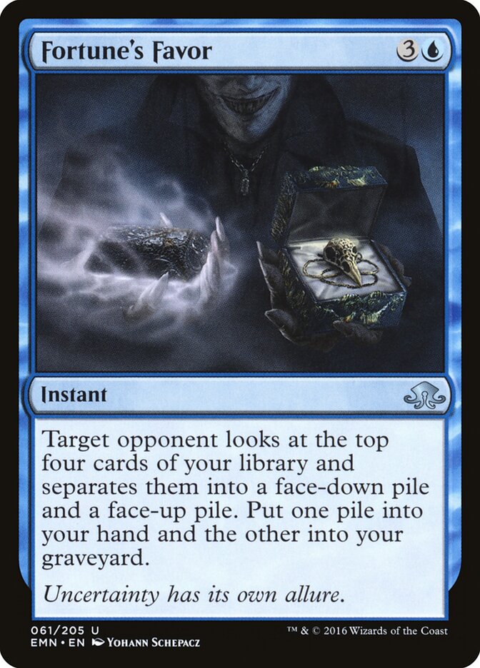 Fortune's Favor card front