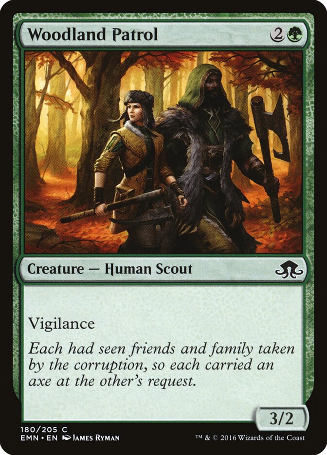 Woodland Patrol card front