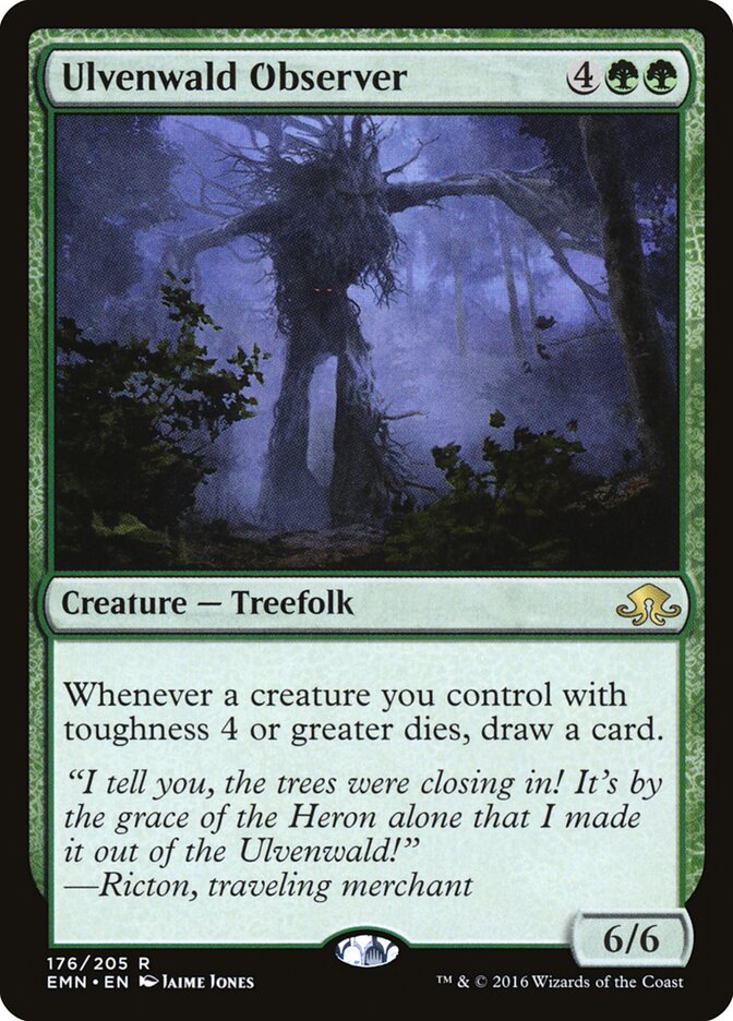 Ulvenwald Observer card front
