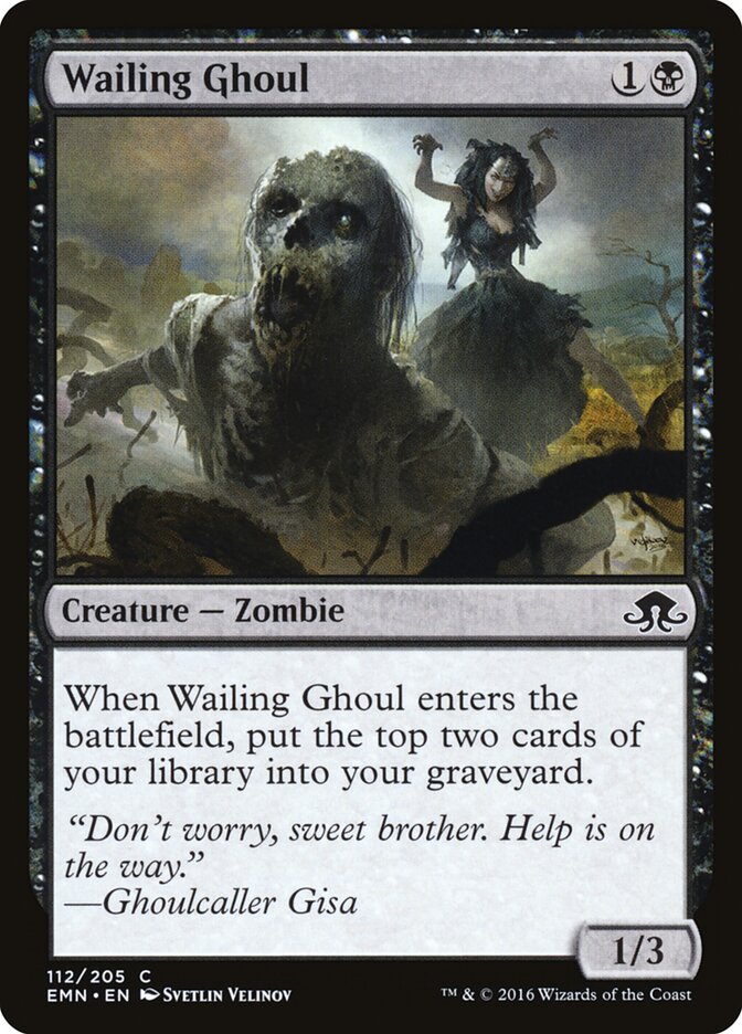Wailing Ghoul card front