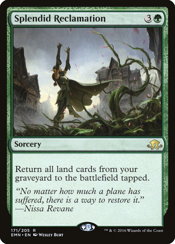 Splendid Reclamation card front