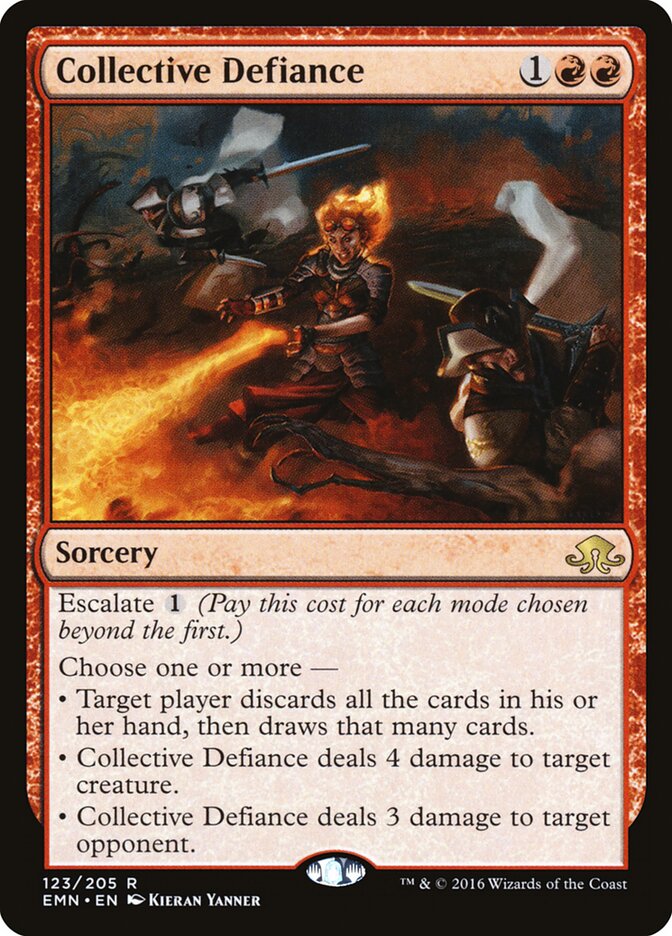 Collective Defiance card front